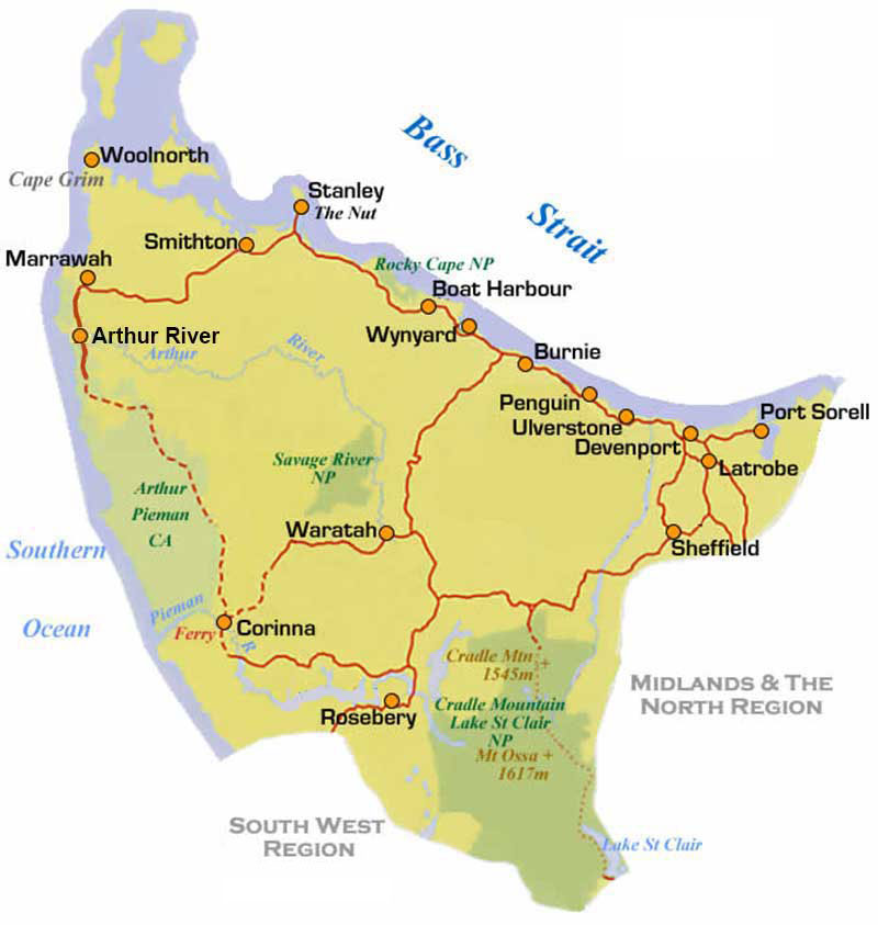 regional map