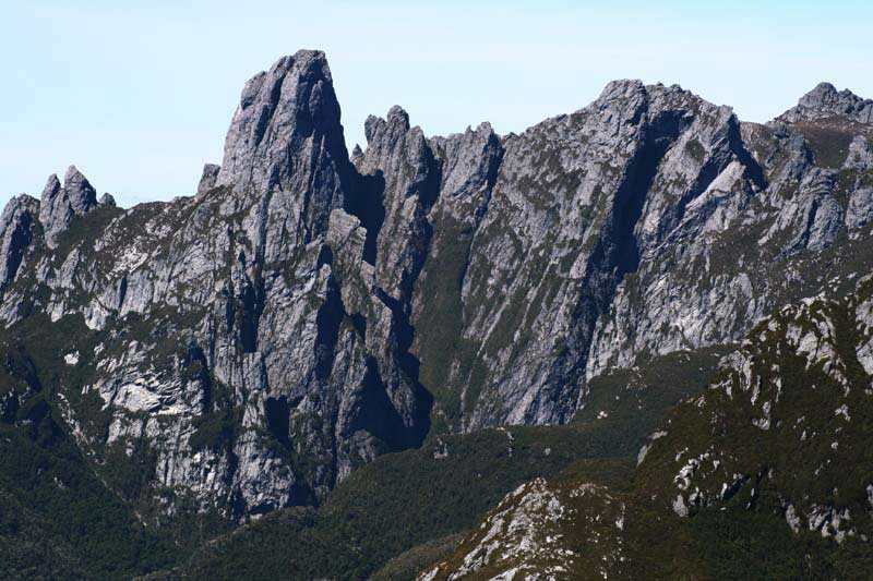 Federation Peak from Stuart Saddle