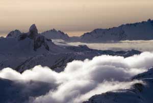Sunset at Federation Peak